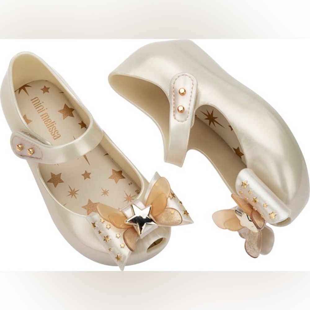 Mini Melissa Ultragirl Star II Mary Jane flats